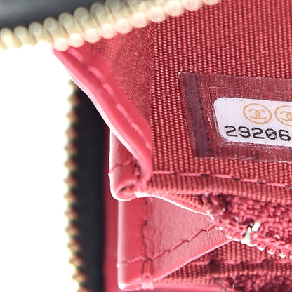 Chanel Lambskin Quilted 19 Zipped Wallet Black 8 of 9