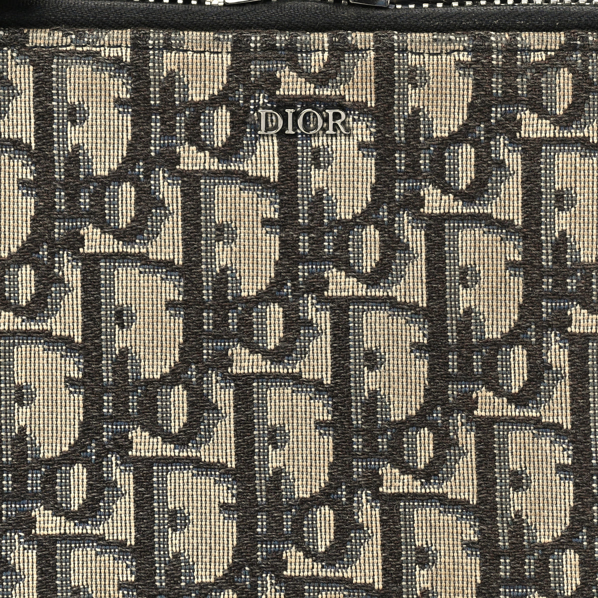 Christian Dior Oblique Canvas Crossbody Charcoal 6 of 8