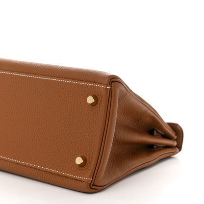 Hermes Togo Kelly Retourne 28 Gold 10 of 11