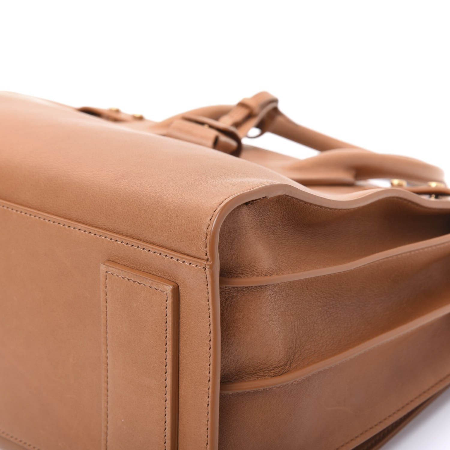 Saint Laurent Smooth Calfskin Small Supple Sac De Jour Tan 6 of 11