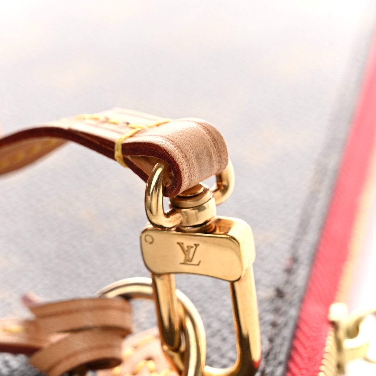 Monogram Neverfull MM GM Pochette Cherry