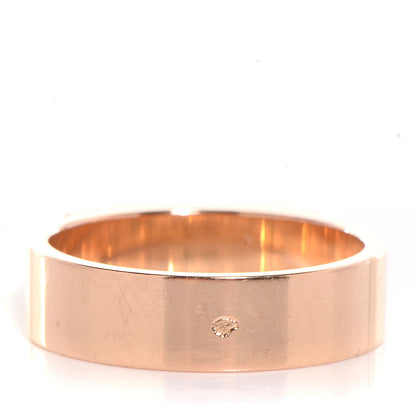 Hermes 18K Rose Gold Diamond PM Kelly Ring 51 5.75 4 of 5