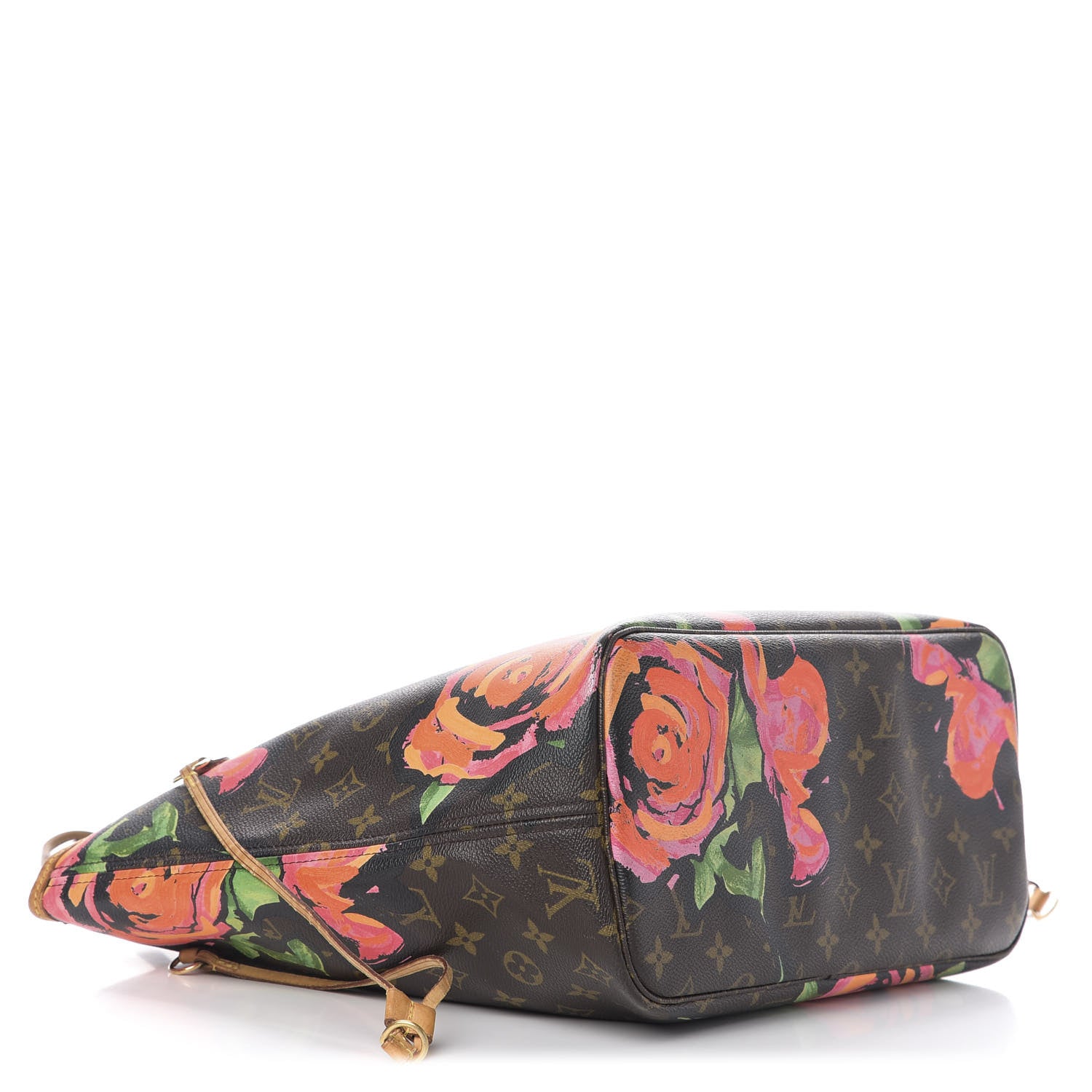 Louis Vuitton Monogram Roses Neverfull MM 4 of 18