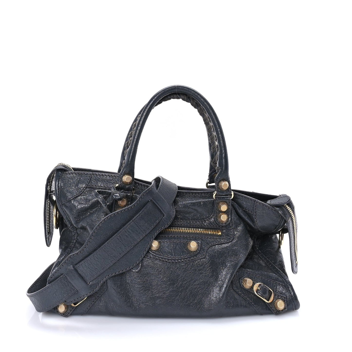 Agneau Giant 12 Gold Hardware S City  Gris Fossile