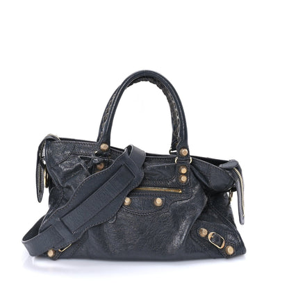 Balenciaga Agneau Giant 12 Gold Hardware S City  Gris Fossile 1 of 7