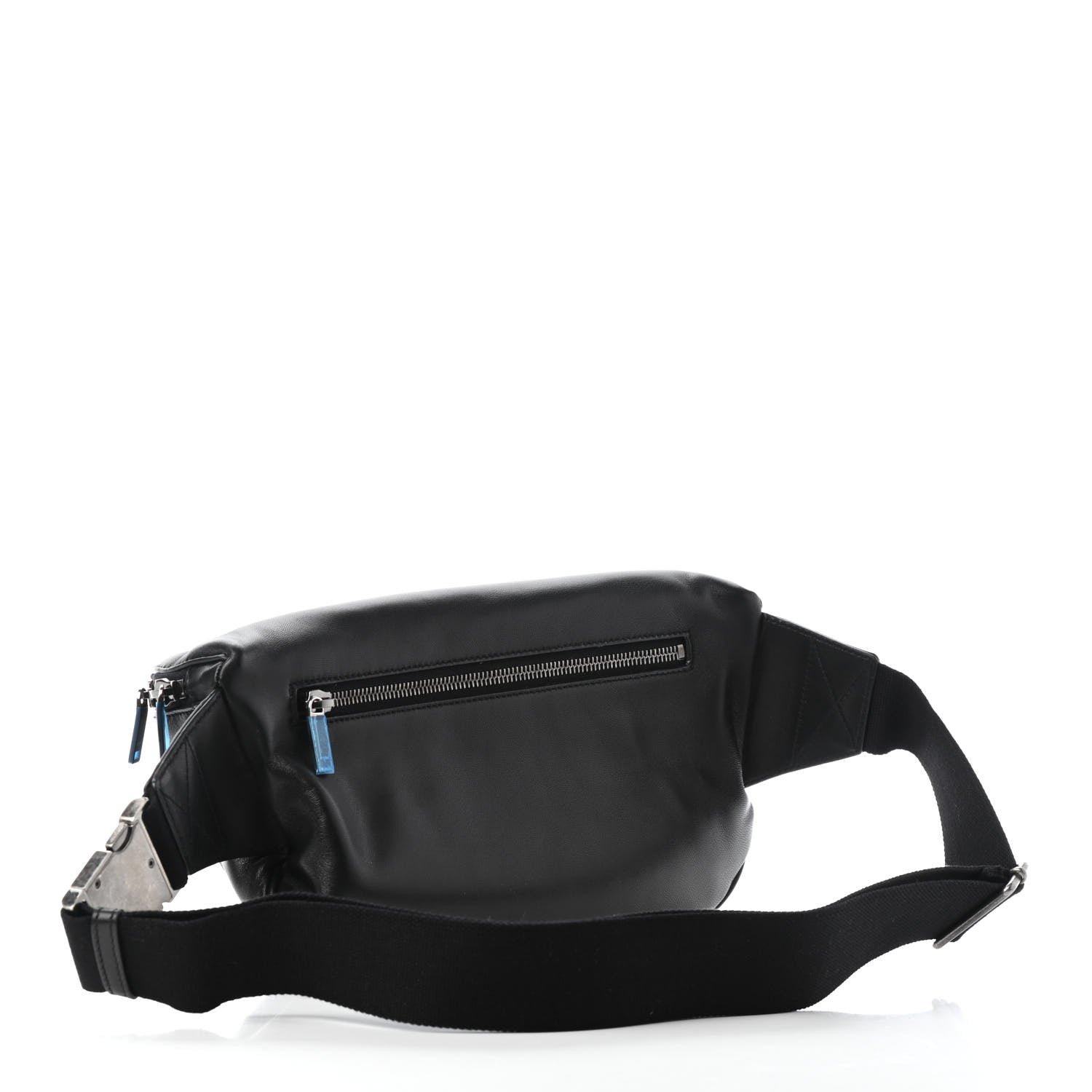 Saint Laurent Lambskin Subway Belt Bag Black 2 of 6