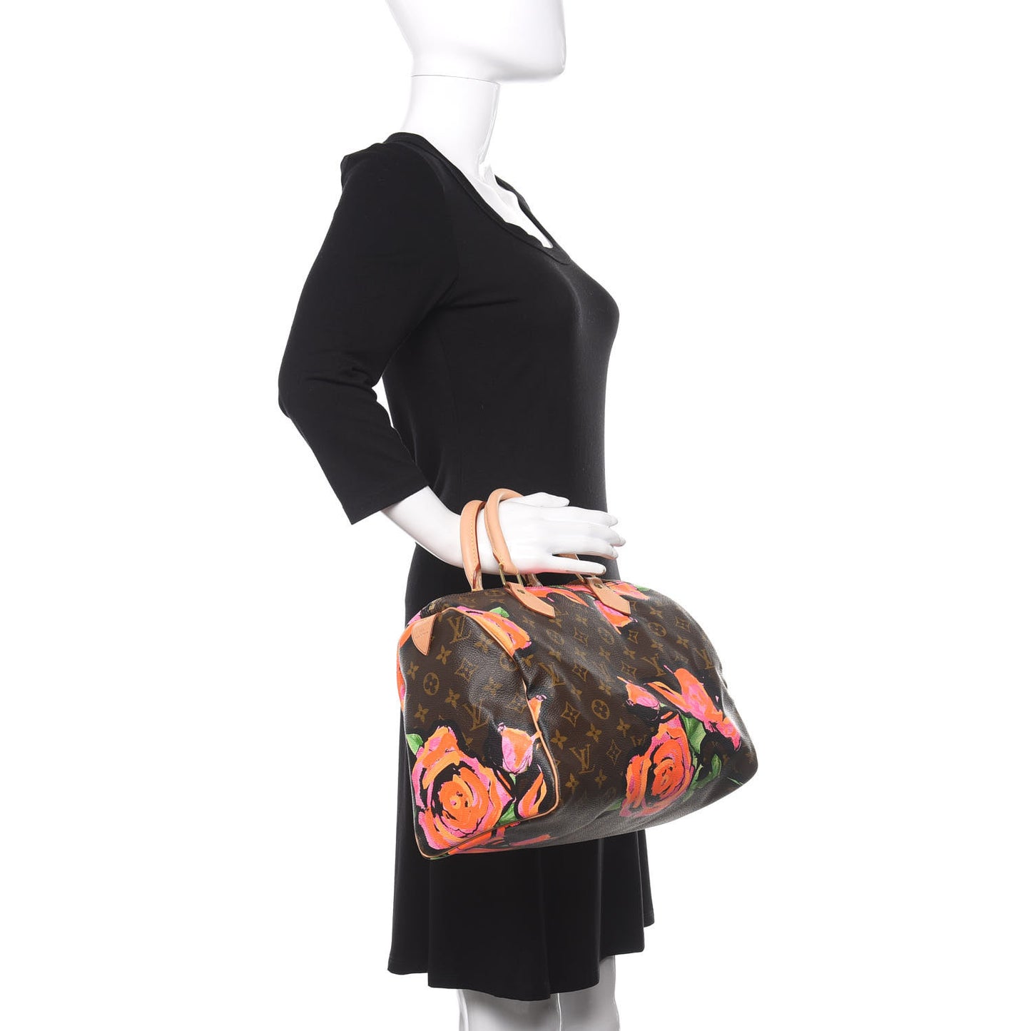 Monogram Roses Speedy 30