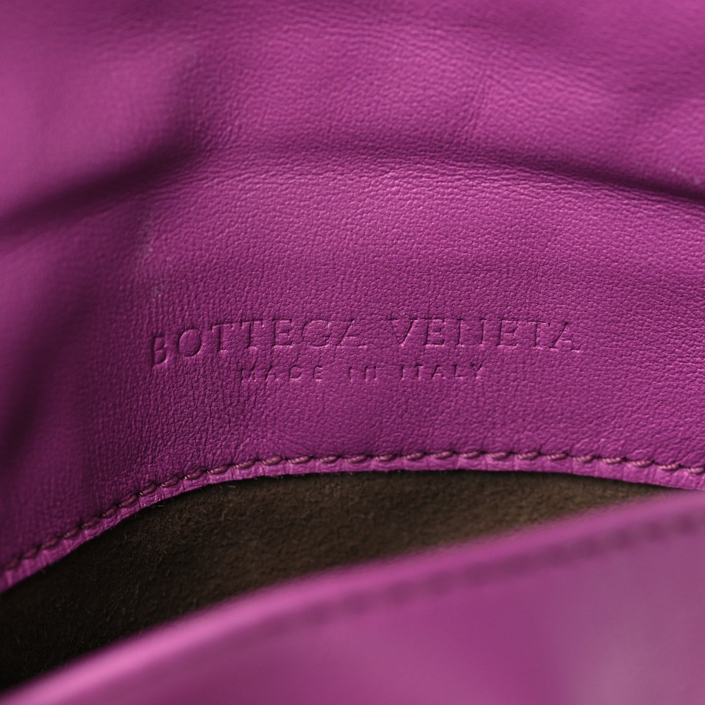 Nappa Intrecciato Mini Messenger Bag Peony