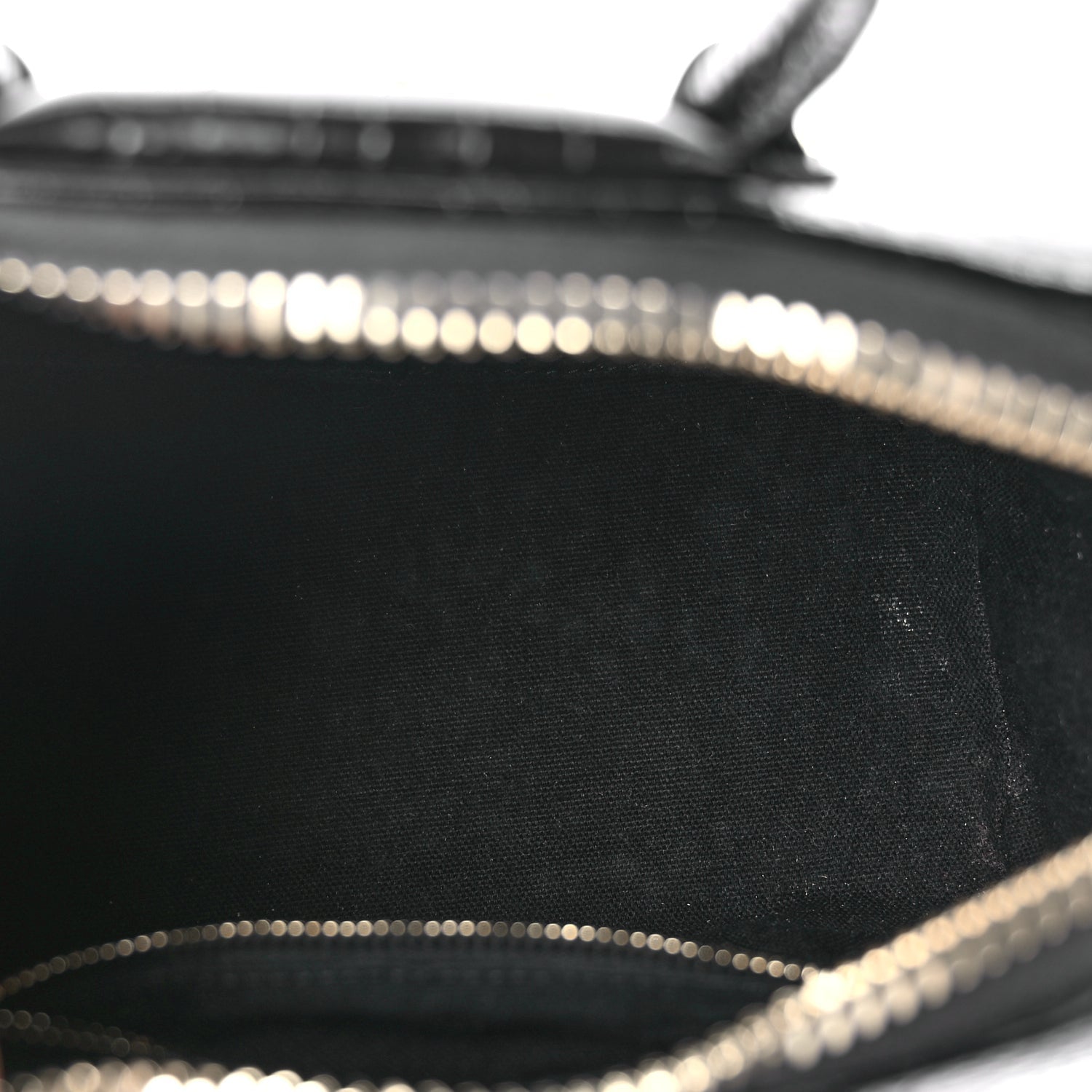 Givenchy Calfskin Crocodile Embossed Mini Antigona Black 4 of 9