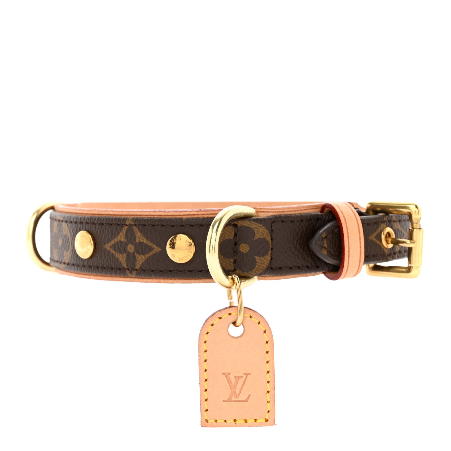 Louis Vuitton Monogram Baxter Dog Collar MM 1 of 5