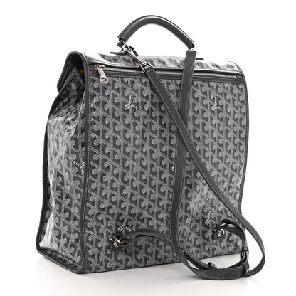 Goyard Goyardine Saint Leger Soft Briefcase Backpack Grey 3 of 10