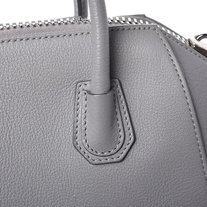 Givenchy Sugar Goatskin Mini Antigona Pearl Grey 9 of 13