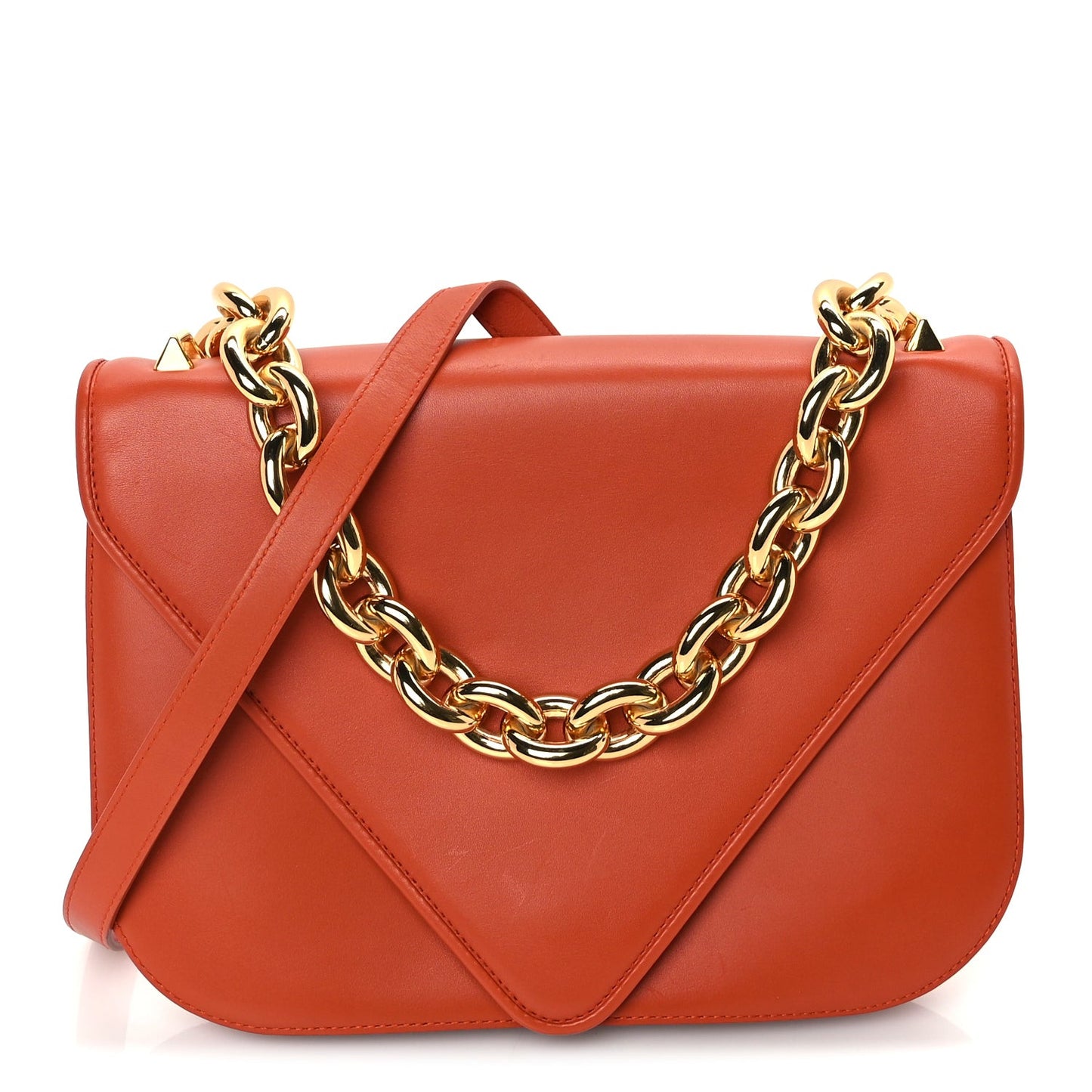 Calfskin Mount Envelope Bag Maple