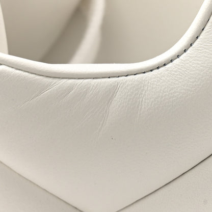 Prada Soft Nappa Triangle Logo Low Top Sneakers 36 White 10 of 12