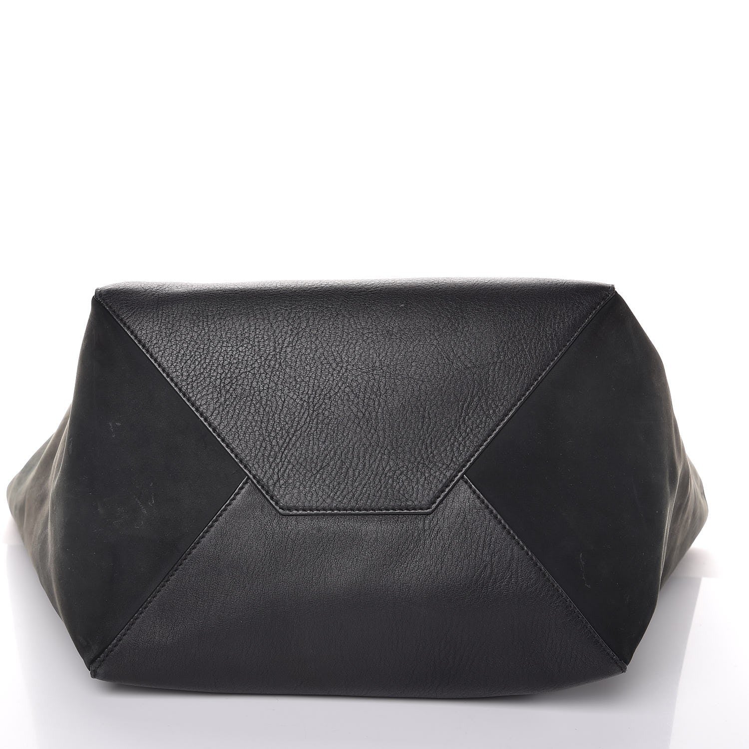 Celine Lambskin Horizontal Cabas Black 12 of 16