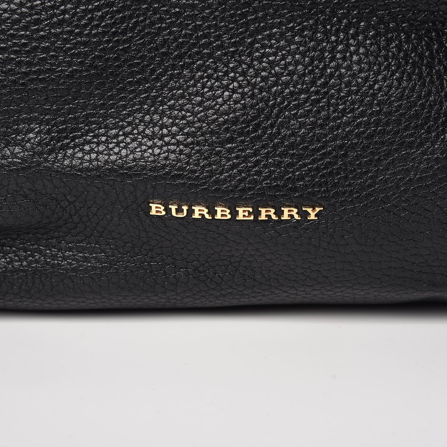 London Grainy Calfskin Medium Baynard Tote Black