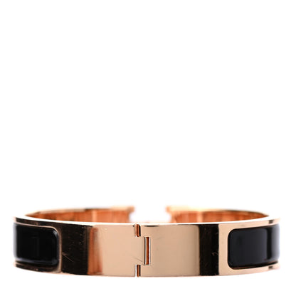 Hermes Enamel Narrow Clic Clac H Bracelet PM Black 2 of 3