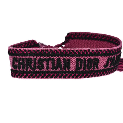 Christian Dior Woven Cotton J'Adior Friendship Bracelet Pink Multicolor 8 of 8