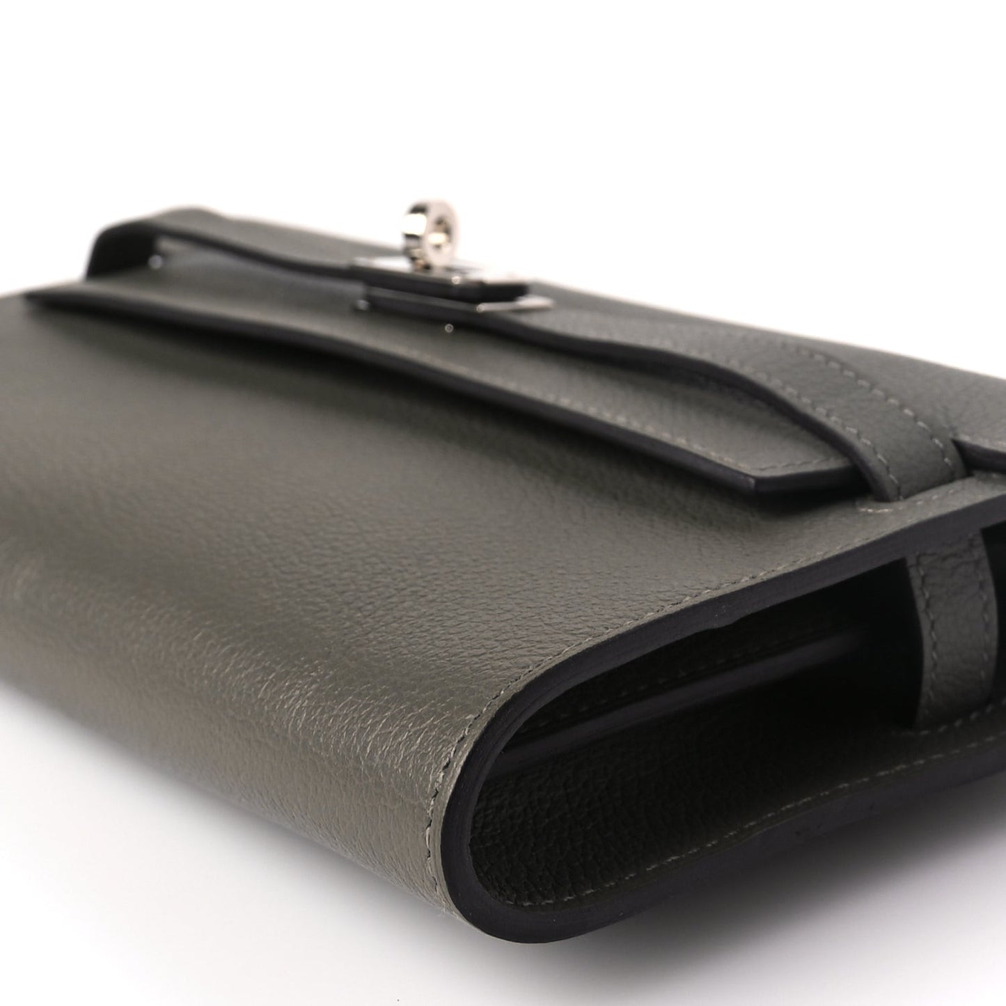 Evercolor Kelly Wallet To Go Gris Meyer