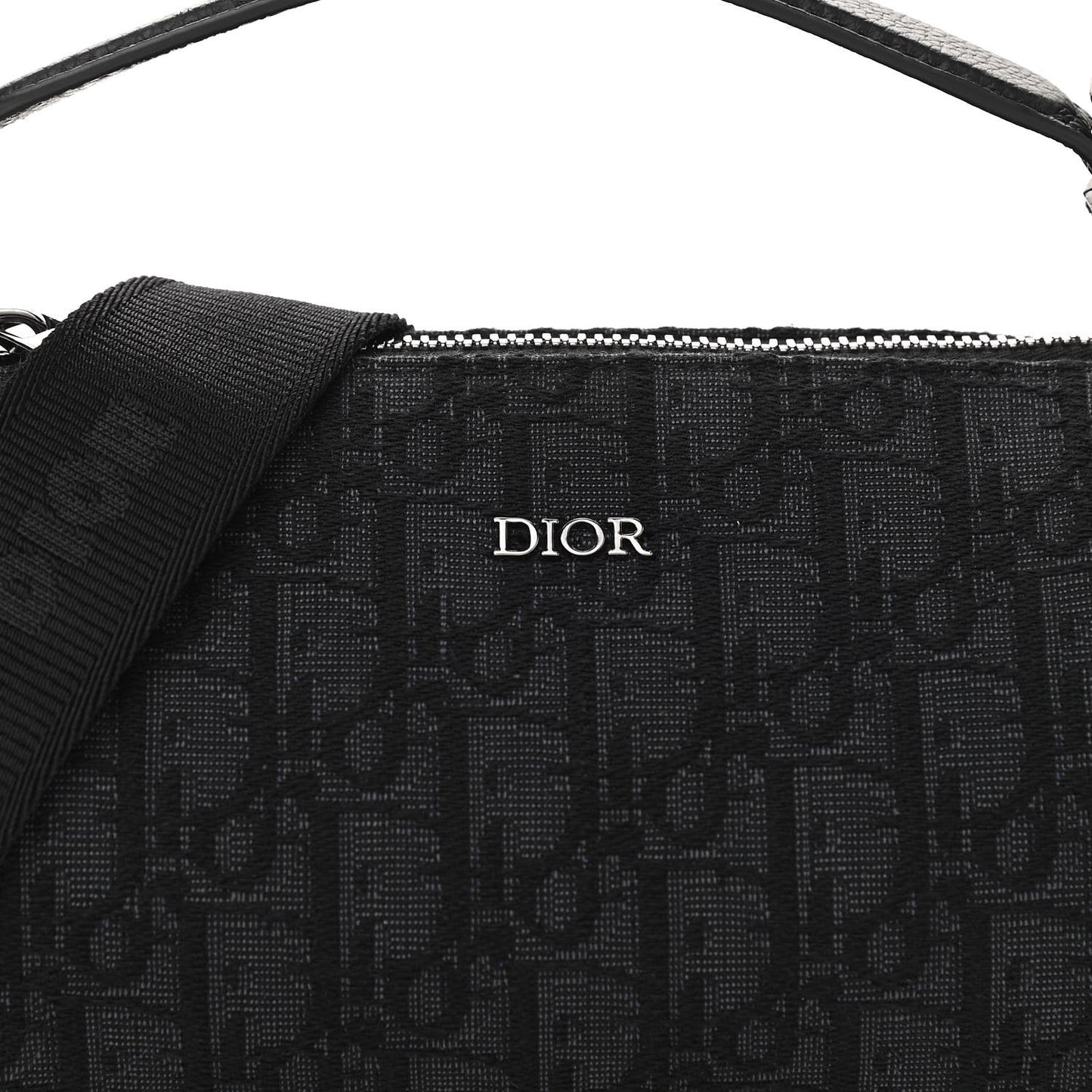 Oblique Mini Roller Messenger Bag Black