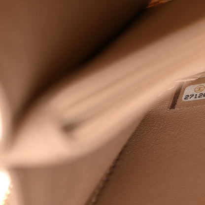 Chanel Caviar Quilted Medium CC Filigree Vanity Case Beige 7 of 13