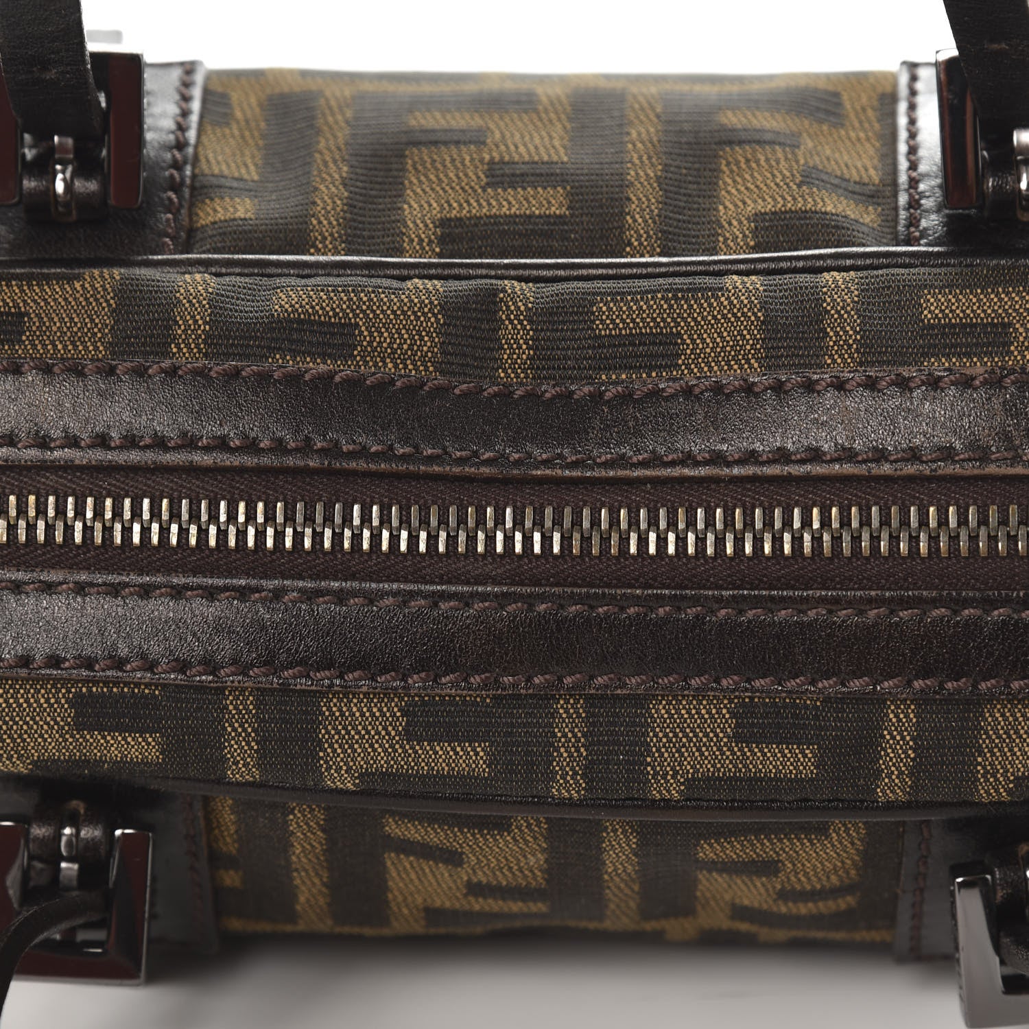 Fendi Zucca Small Buckle Tote Tobacco 8 of 12