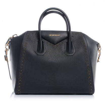 Givenchy Calfskin Medium Studded Antigona Black 1 of 9