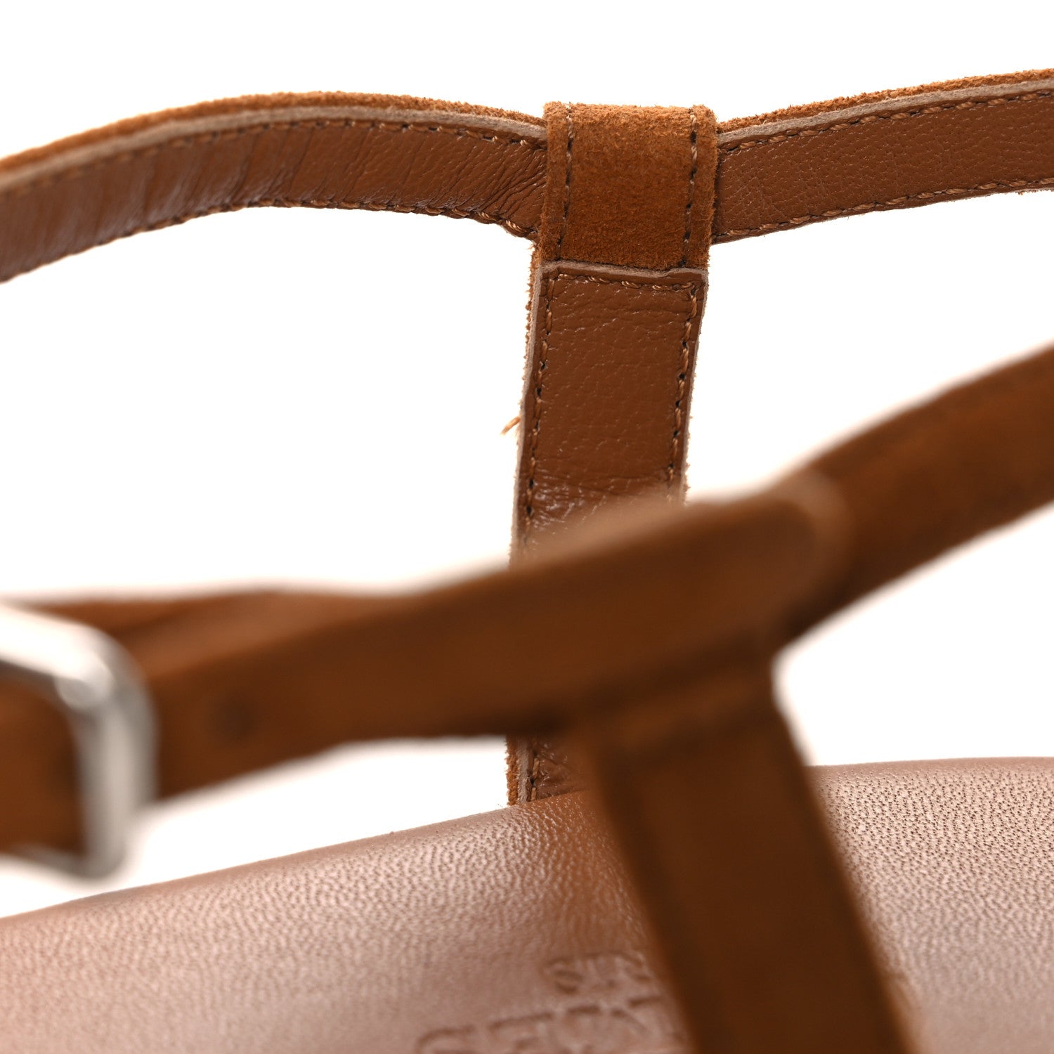 Hermes Suede Goatskin Jam 30 Sandals 40 Naturel 11 of 12