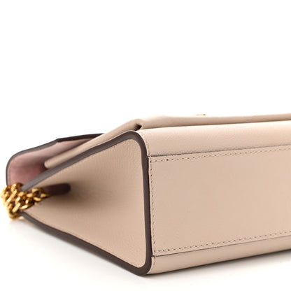 Louis Vuitton Soft Calfskin Mylockme Chain Bag BB Greige 8 of 9