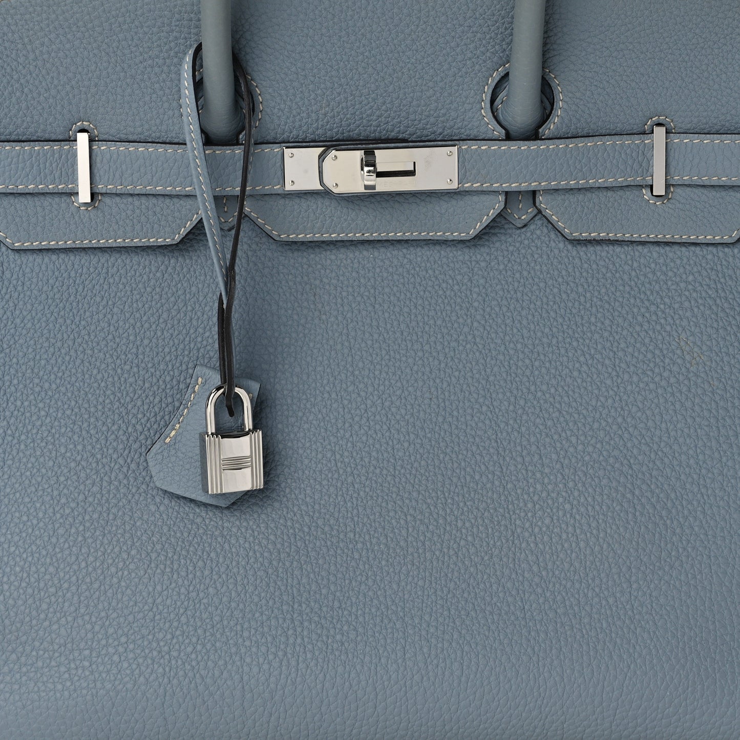 Togo BIRKIN 35 Bleu Lin