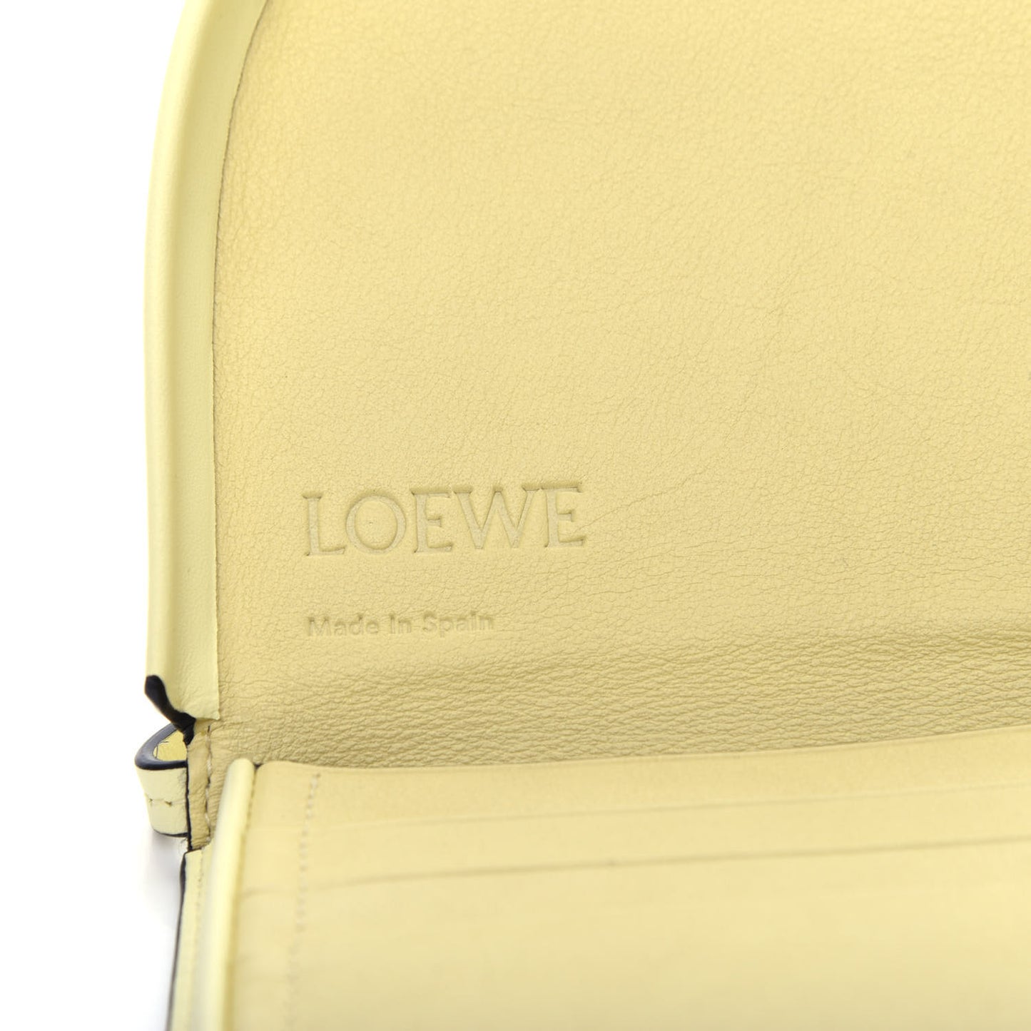 Soft Calfskin Small Heel Bag Pale Lime