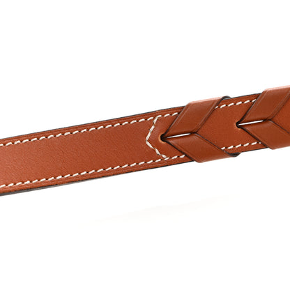 Hermes Box Braided Belt 75 Gold 8 of 8