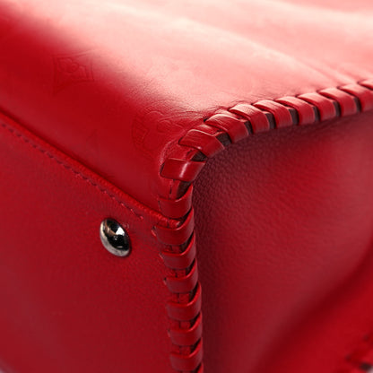 Louis Vuitton Monogram Cuir Plume Very Zipped Tote Rubis 12 of 12