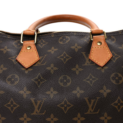 Louis Vuitton Monogram Speedy Bandouliere 30 Brown 6 of 8