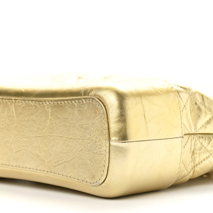 Chanel Metallic Aged Calfskin Quilted Medium Gabrielle Gold 9 of 9