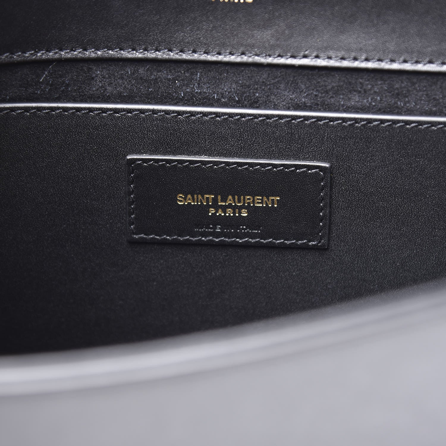 Saint Laurent Smooth Calfskin Medium Classic Monogram Kate Tassel Satchel Black 5 of 11