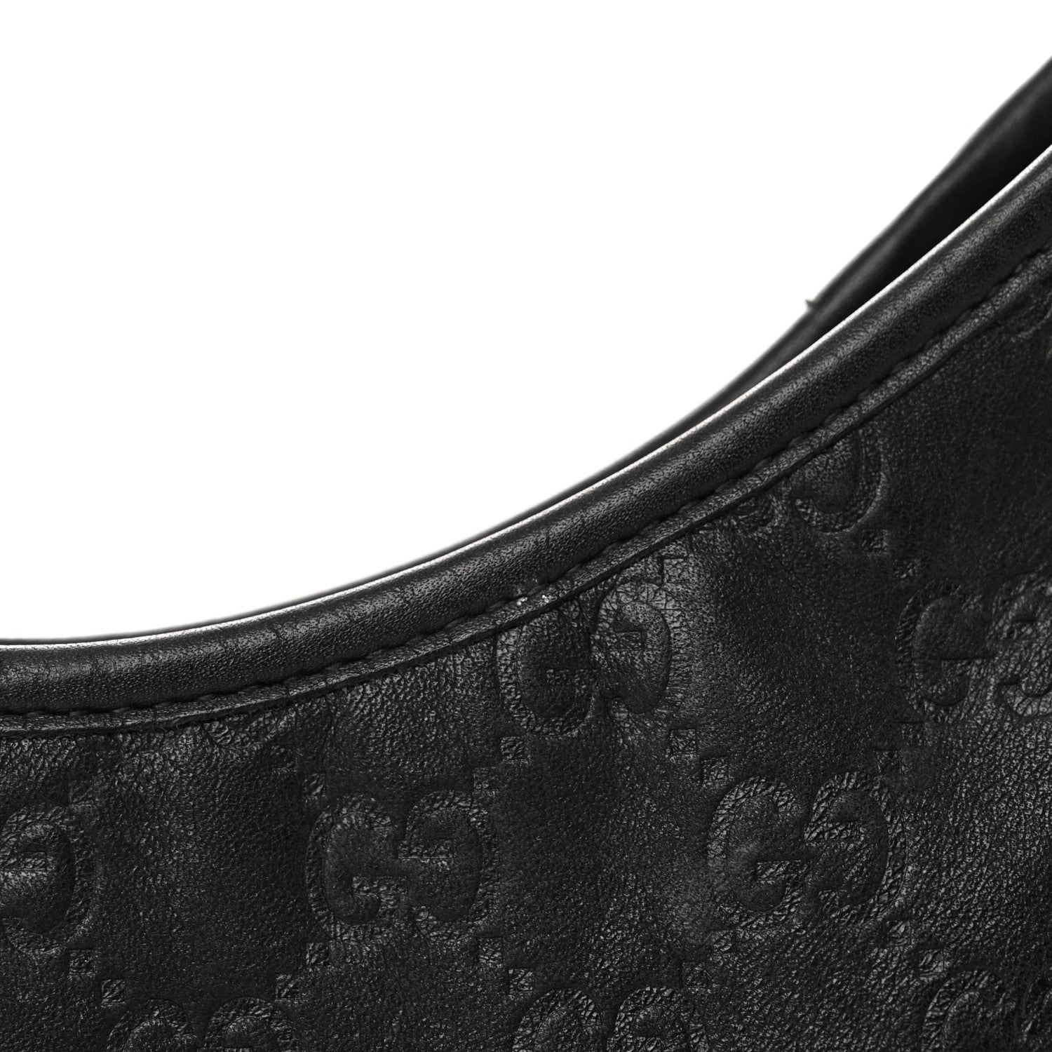 Gucci Guccissima Medium Abbey D Ring Hobo Black 12 of 14