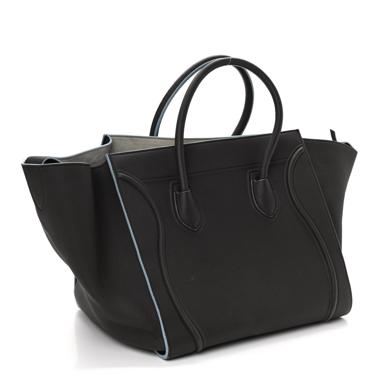 Celine Baby Grained Calfskin Medium Phantom Luggage Anthracite 3 of 17