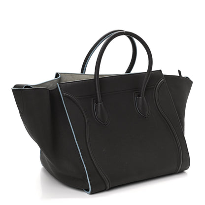 Celine Baby Grained Calfskin Medium Phantom Luggage Anthracite 3 of 17