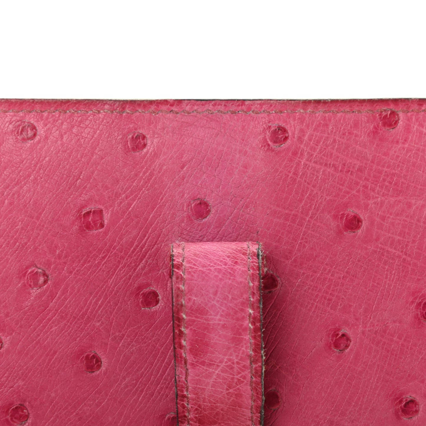Ostrich Bearn Wallet Fuchsia
