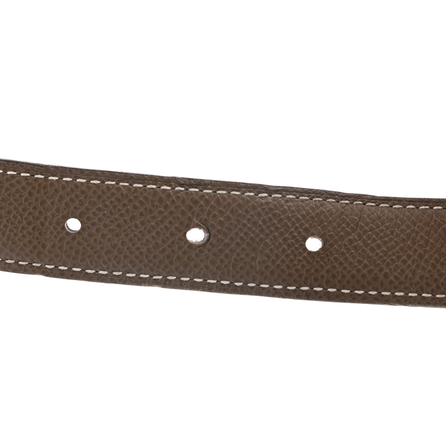 Swift Epsom 24mm Mini Constance H Belt 95 Black Etoupe