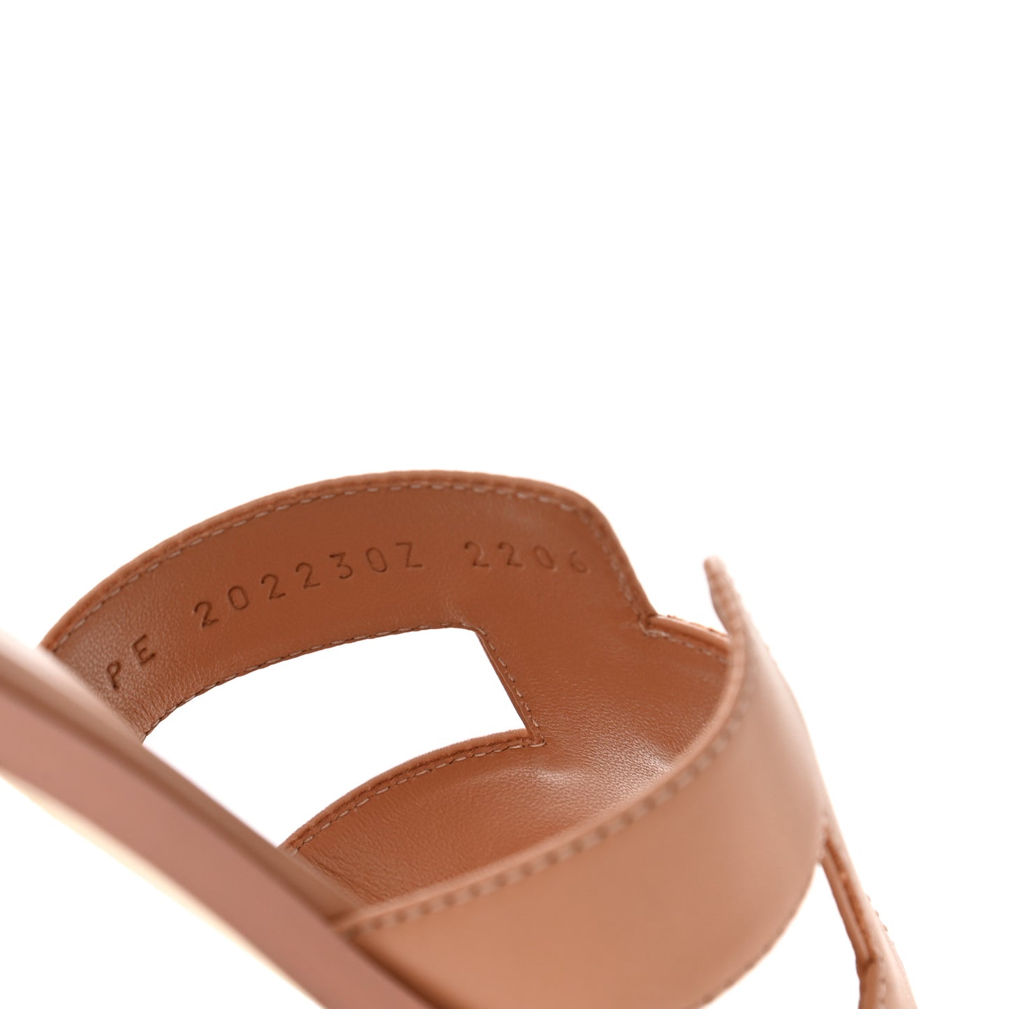 Calfskin Oran Sandals 36 Granit Rose