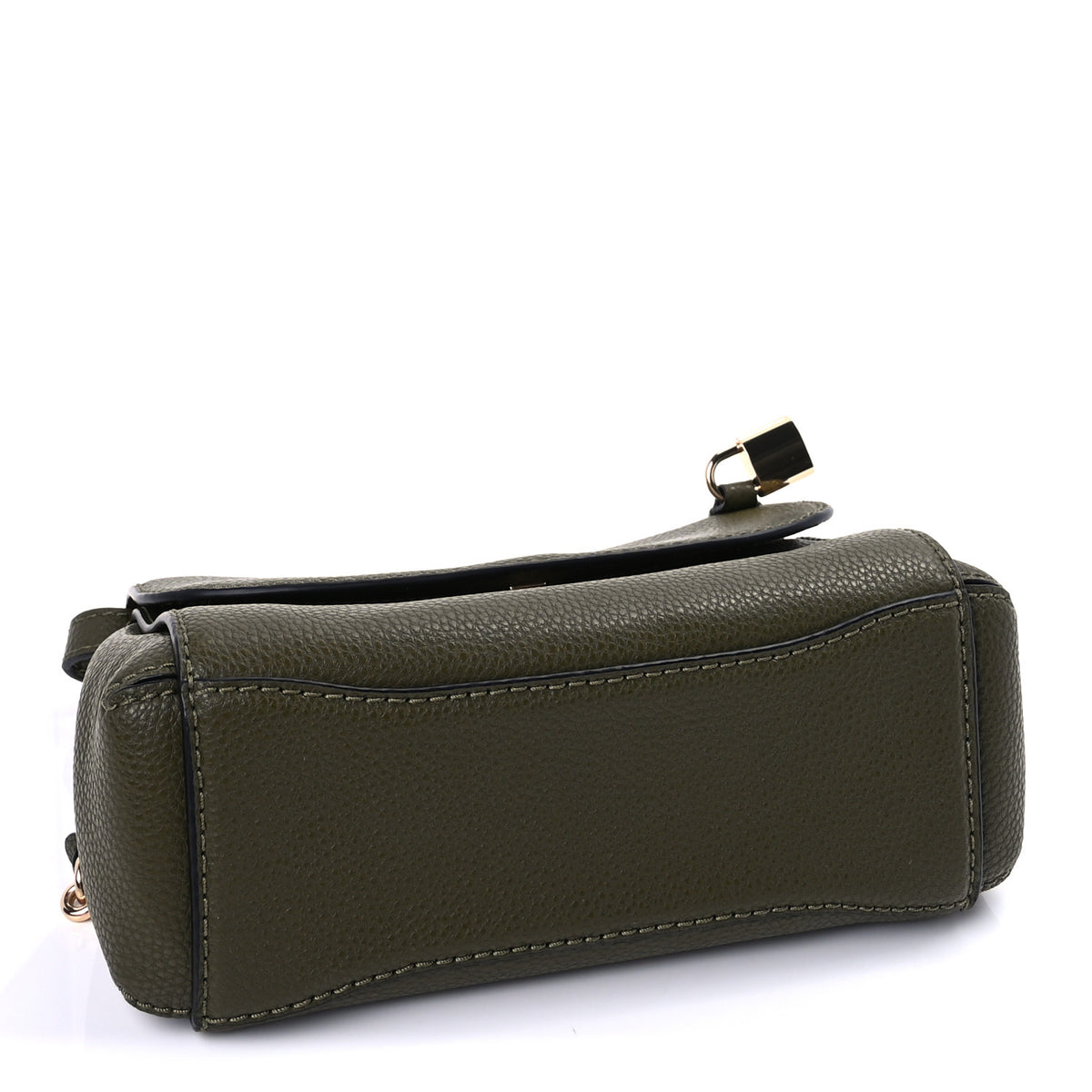 Grained Calfskin Mini Grind Hobo Camel