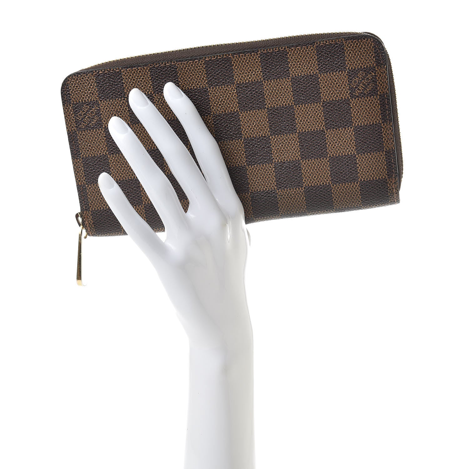 Louis Vuitton Damier Ebene Zippy Wallet 2 of 16