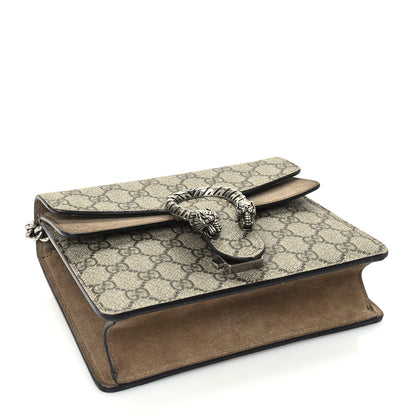 Gucci GG Supreme Monogram Mini Dionysus Shoulder Bag  Taupe 3 of 8