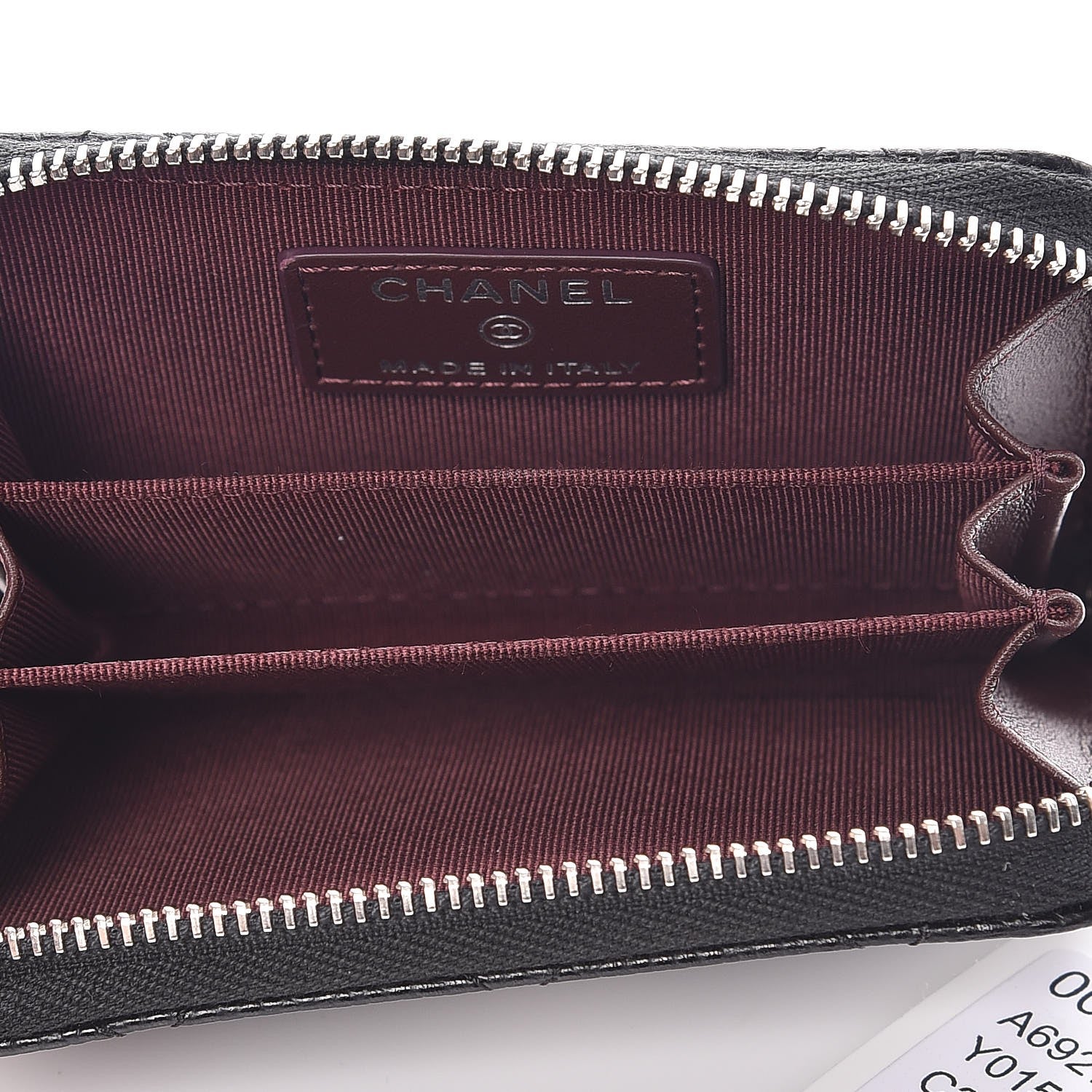 Chanel Caviar Quilted Zip Coin Purse Black 5 of 8