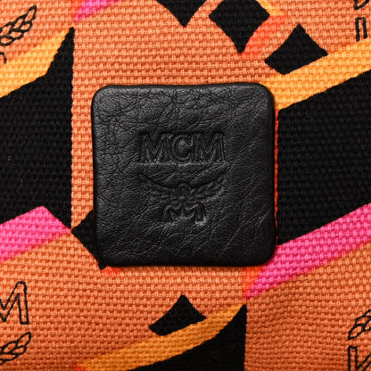 MCM Visetos Medium Project Reversible Shopper Tote Cognac 6 of 16