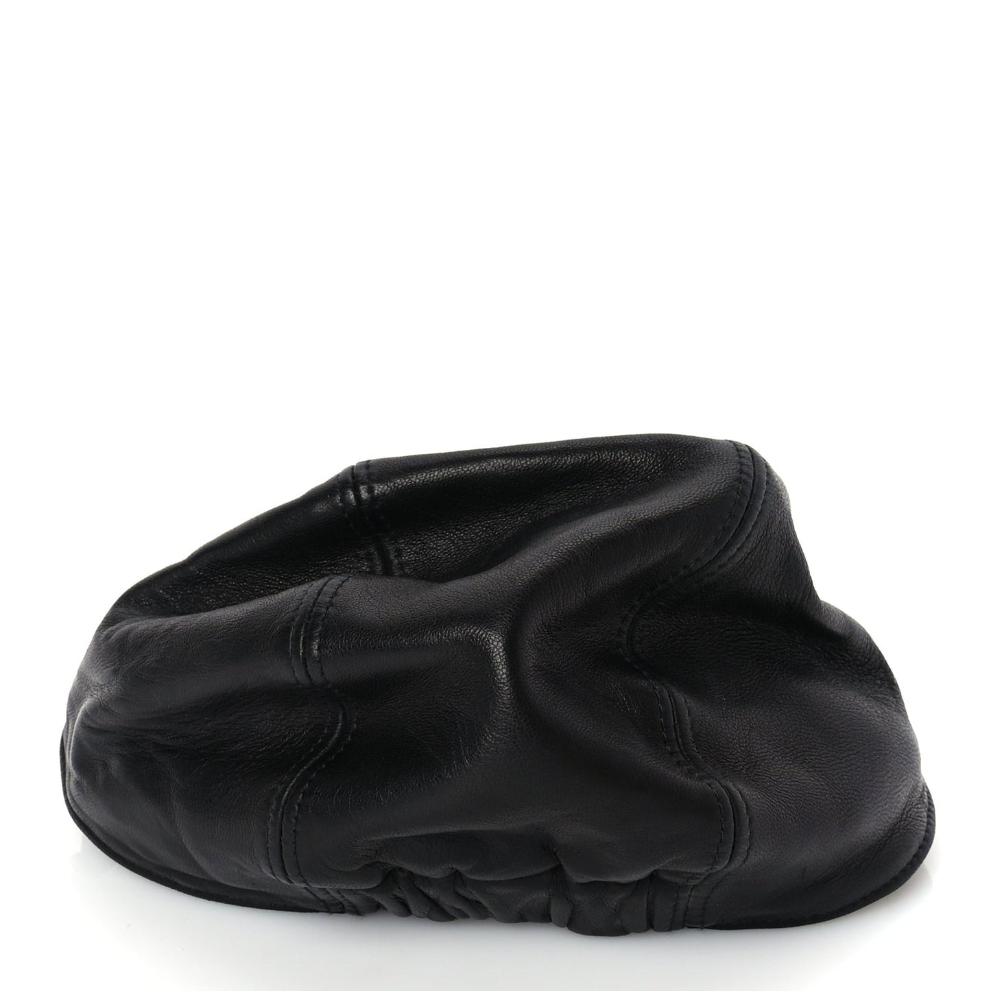 GUCCI X ADIDAS Dollar Calfskin Trefoil Stefanos Baseball Hat S Black
