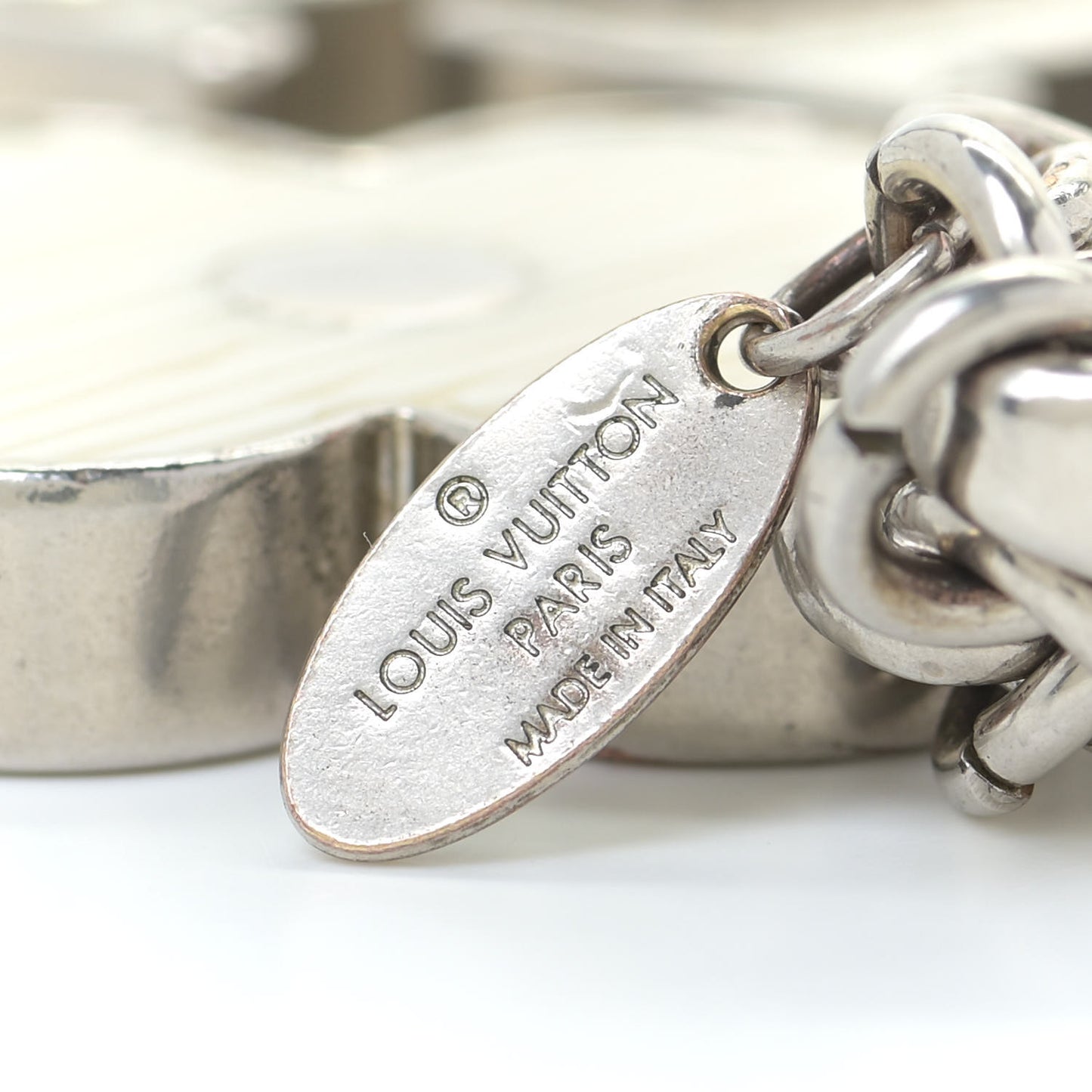 Fleur d Epi Bag Charm Ivory