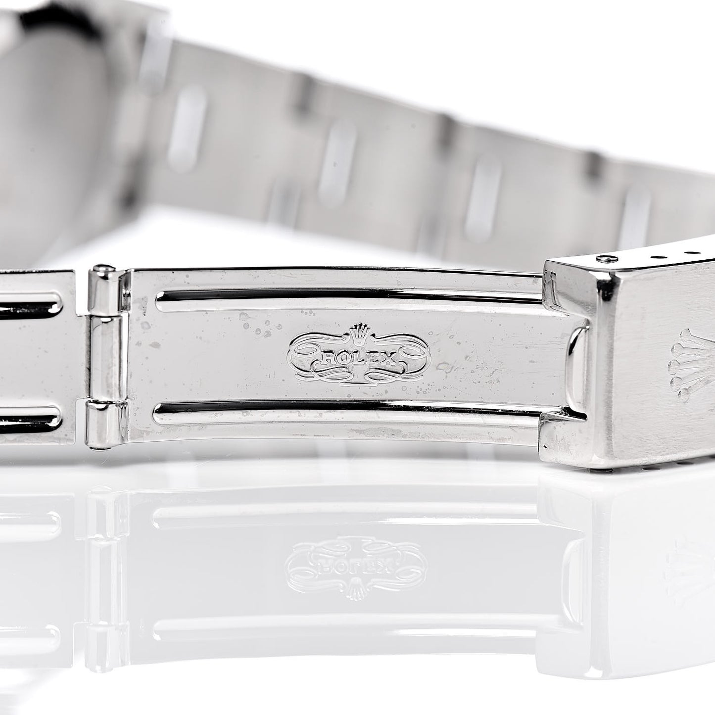 Stainless Steel 24mm Oyster Perpetual Watch Pink 76080